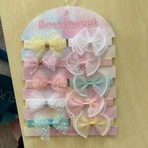 Bow Sweet Pack of 10 Headbands NWT